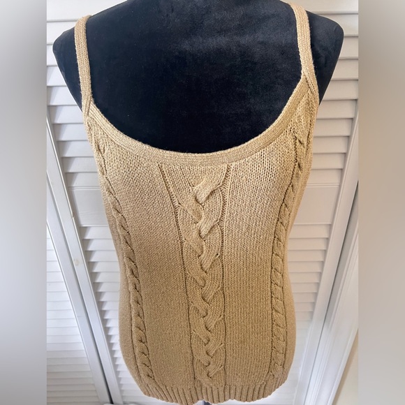 Michael Kors Tops - MICHAEL KORS CABLE KNIT TANK